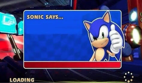 Mème « Sonic Says »