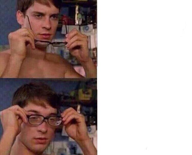 Mème « Spiderman Glasses »