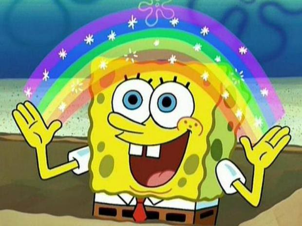 Mème « Spongebob Rainbow »