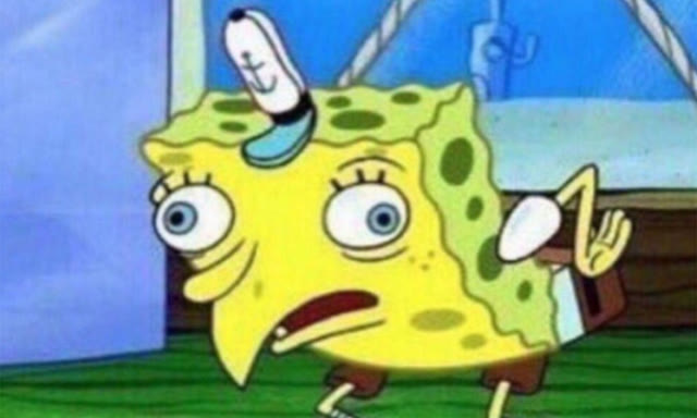 Mème « Spongebob Stupid »