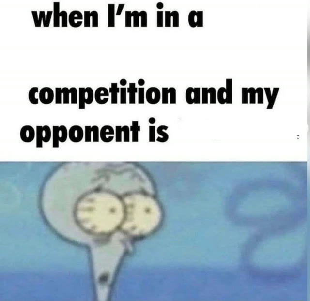 "Squidward Competition" meme