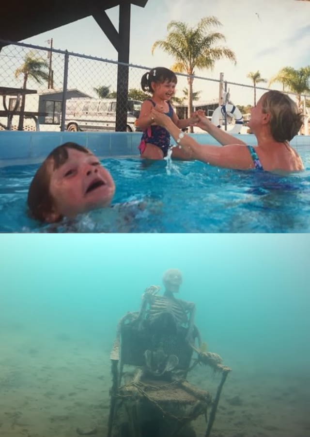 Mème « Swimming Pool Kids »