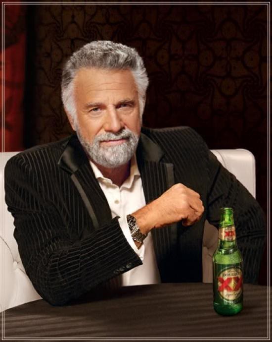 "The Most Interesting Man in the World" meme