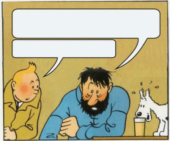 Mème « Tintin and Haddock »