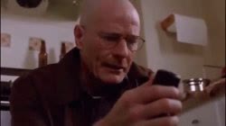 "Walter White Looking at Phone" meme
