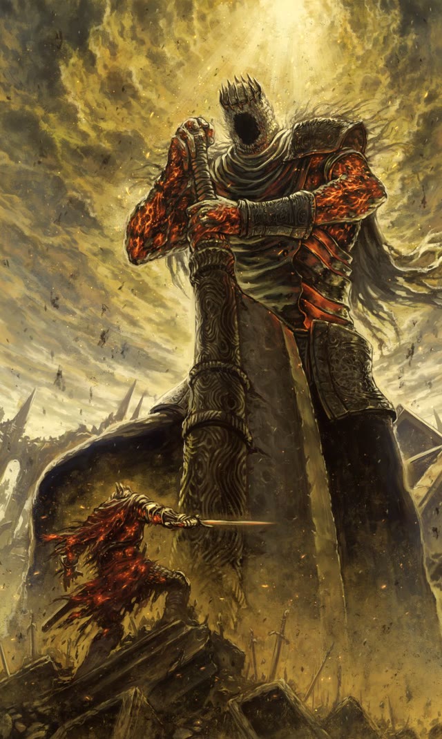 Mème « Yhorm Dark Souls »