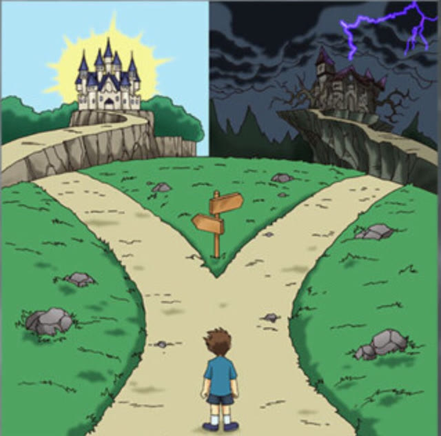Mème « Yu-Gi-Oh Dramatic Crossroads »